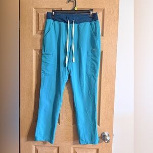 Teal Straight leg women's figs size medium